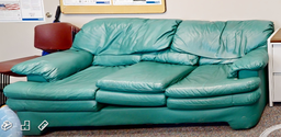 [#B7-8] Green couch