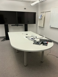 [#C6-98] Curved meeting desk