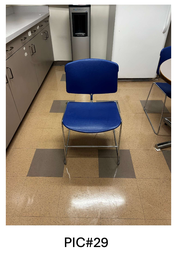[#B4-29] MAX STACKER CHAIRS, BLUE, 472410 / STEELCASE