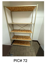 [#D14-72] SHELVING UNIT W/ 5 SHELVES