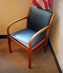 [#B9-2] Black guest chair