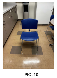 [#B8-10] MAX STACKER CHAIRS, BLUE, 472410 / STEELCASE