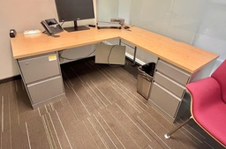 [#E6-20_6] L-Shaped Desk - 72 x 30