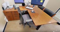 [#E6-3] L-shaped desk