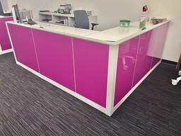 [#E5-8] L-Shaped Reception Desk
