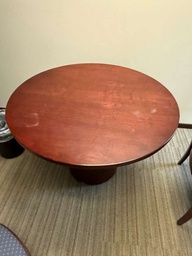 [#C4-71] WOOD ROUND TABLE 