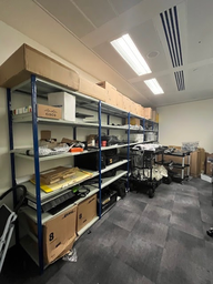 [#L1-56] Shelving Units (Blue &amp; Grey)