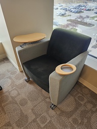 [#B12-12] Overstuffed Lobby Chair