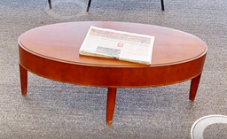 [#C3-19] Oval coffee table, wood