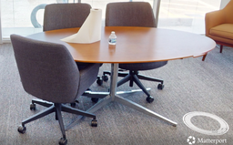 [#C5-22] Oval conference table