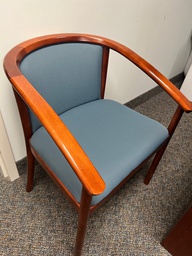 [#B9-6] Blue Wooden Chairs 