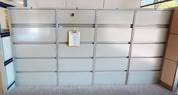 [#D12-12] 5D lateral file cabinets