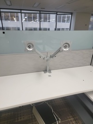 [#H10-138] Double monitor arm