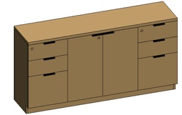 [#D5-50] Wide Unit Team Storage 1700mmW x 431mmD x  863mmH