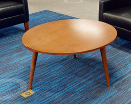 [#C3-13] Round coffee table, wood