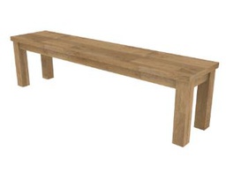 [#B2-51] Wood Bench 1725mmW x 380mmD x 450mmH (WELLNESS)