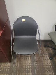[#B8-566] Black plastic chair