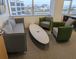 [#C3-53] Table, long oval coffee table