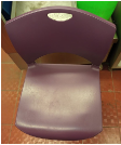 [#B8-79] Silla  Trineo De Plástico