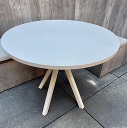 [#C4-25] Round Table - white 36 D