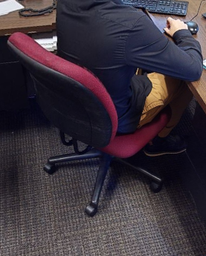 [#B13-24] Task Chair - Red