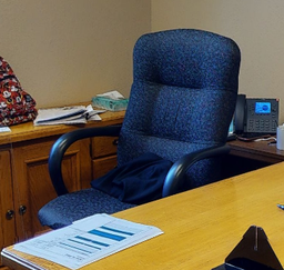 [#B13-15] Task Chair - Blue