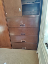 [#D10-68] 4 Drawer Lateral Wood Grain - 42"