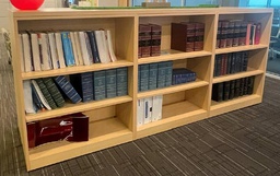 [#D4-4] Bookcase - (6) 3H bookcase (1) 30D x 108W common top