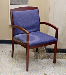 [#B9-8] Purple guest chair