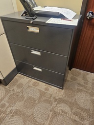 [#D8-233] 3 Drawer Lateral file-Gray