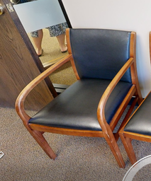 [#B9-4] Navy guest chair