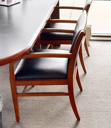 [#B9-3] Black guest chair