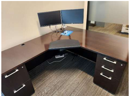 [#E6-32] L Shape Desk - Left