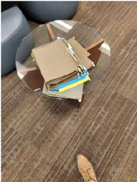 [#C3-58] Round Glass Coffee Table