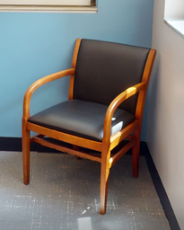 [#B9-4] Black guest chair