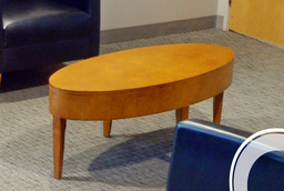 [#C3-8] Oval coffee table