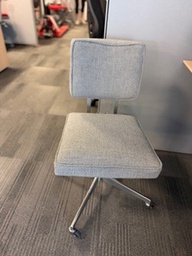 [#B12-4] TASK CHAIR, 4-STAR BASE, BLACK AND WHITE 