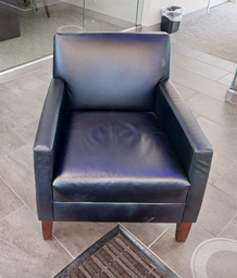 [#B12-4] Black Lounge Chair