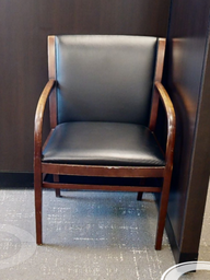 [#B9-4] Black Guest Chair