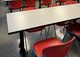 [#C2-5] Cafeteria Table, 6-Seater