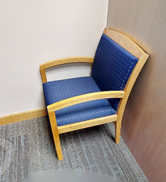 [#B9-5] Guest Chair - Blue
