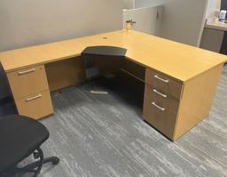 [#E6-12] Desk L Shape (Right Handed)