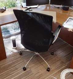 [#B13-18] Task chair-blk