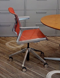 [#B13-20] Task chair-Red
