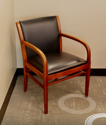 [#B9-3] Black guest chair