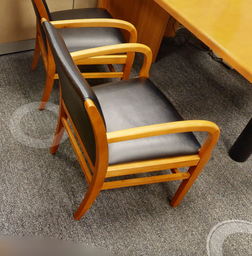 [#B9-4] Black guest chair