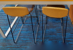 [#B1-14] Gold barstool