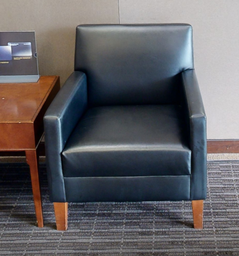 [#B12-5] Black lounge chair