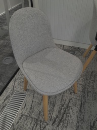 [#B9-8] Grey cloth chair