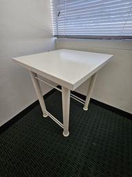 [#C12-748] Tall White Table 